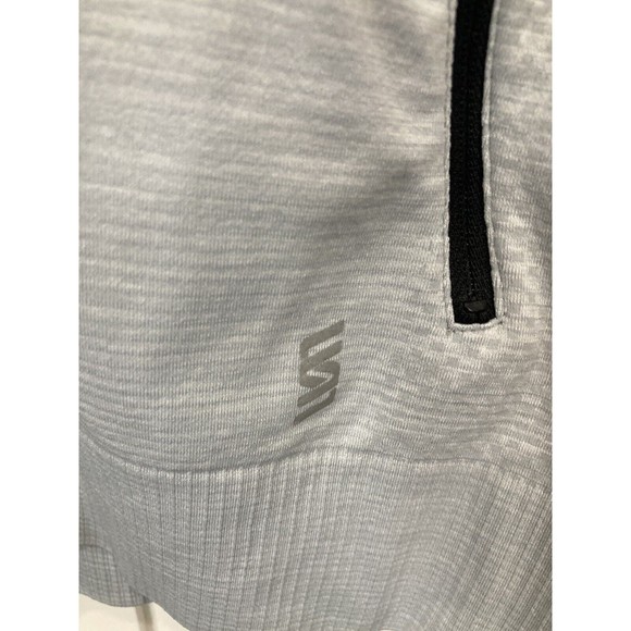 Second Skin Full Zip Mens Hoodie Gray Size‎ Med Stretchy - Picture 3 of 7
